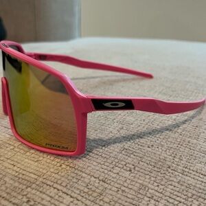 Oakley Pink Sunglasses with Yellow Lenses
